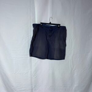 Columbia Men's Dark Blue Flat Front Shorts